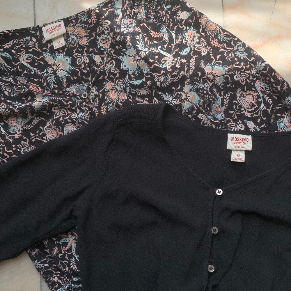Black/Floral Rompers